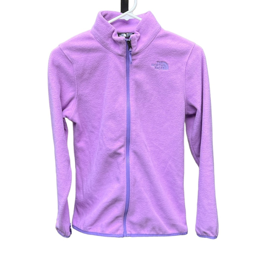The North Face Full zip fleece jacket, Sz L (14-16), Lavender